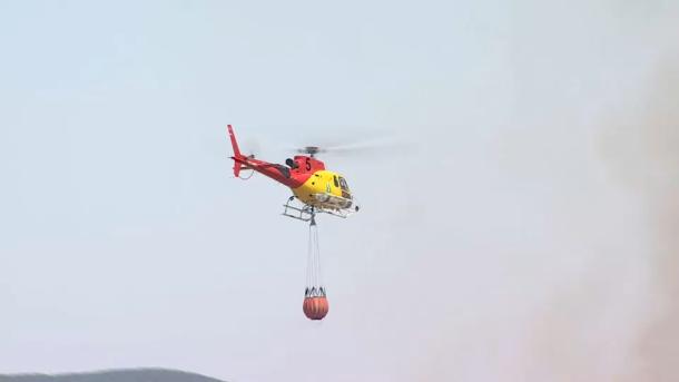 Declaran nivel 1 por incendio forestal en Talarrubias por riesgo en infraestructuras